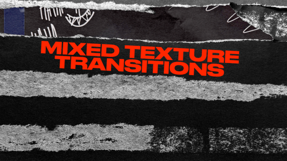 Videohive Mixed Texture Transitions Elements template preview