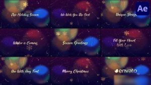Videohive Christmas Magic for After Effects Openers template preview