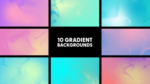 Videohive Gradient Backgrounds 43991983 Elements template preview