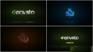 Videohive Neon Logo Reveal 43939956 Logo Stings template preview