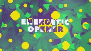 Energetic Opener Video Displays template preview
