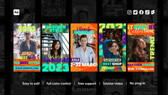 Videohive Fashion Week Instagram Reels 45249774 Product Promo template preview