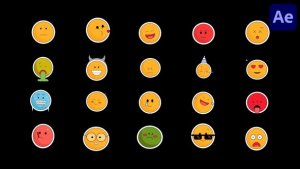 Videohive Social Media Emoji for After Effects Openers template preview