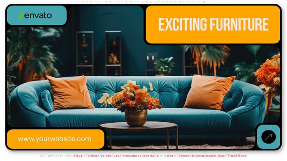 Videohive Exciting Furniture Presentation Video Displays template preview