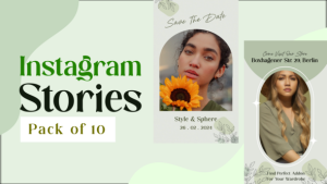 Videohive Aesthetic Instagram Stories Product Promo template preview