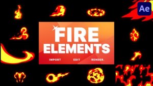 Videohive Fire Pack | After Effects Elements template preview