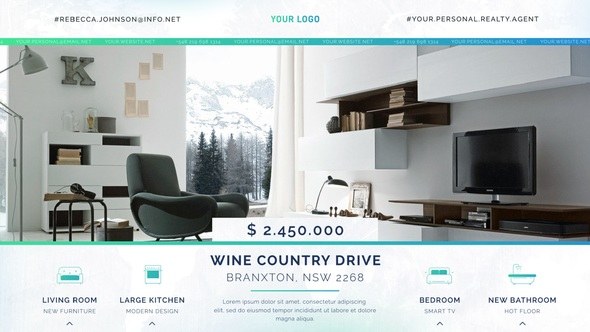 Videohive Real Estate IV Product Promo template preview
