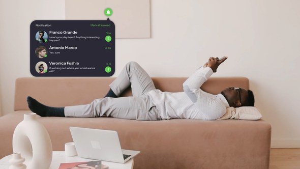 Videohive Notification Widget Broadcast-packages template preview