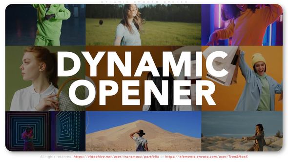 Videohive Dynamic Smooth Opener 46875289 Video Displays template preview