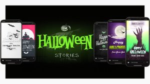 Videohive Halloween Instagram Stories & Posts Elements template preview