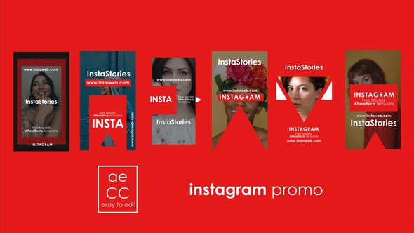 Instagram Reels 4 Premiere Pro template preview