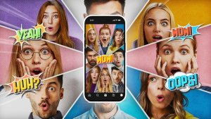 Videohive Comic Multi Split Screen Reactions Openers template preview