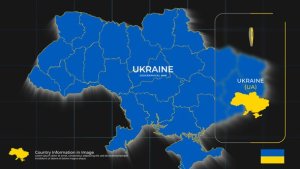 Videohive Ukraine Map Promo Product Promo template preview