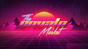 Videohive Retro VHS Logo Opener I Retro Text Logo Logo Stings template preview