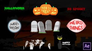 Videohive Halloween Titles | After Effects Titles template preview
