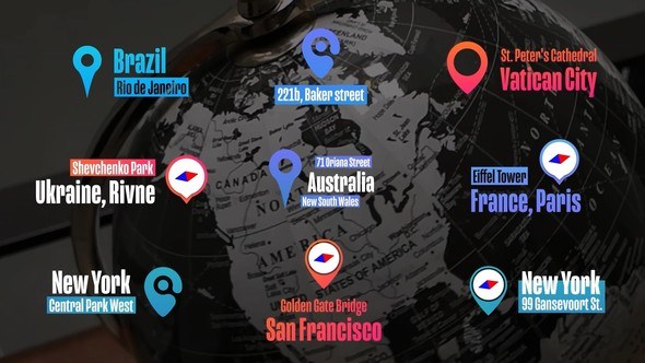 Videohive Location Title 45165120 Titles template preview