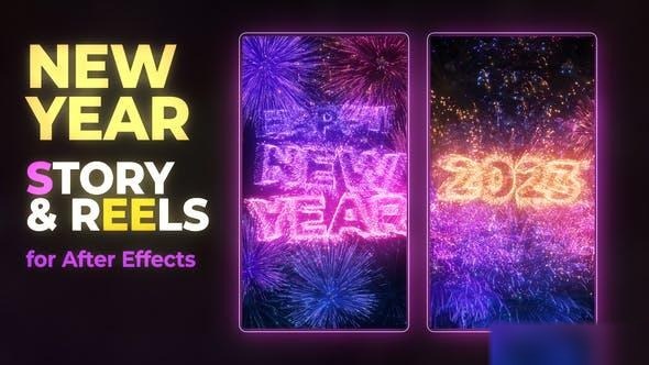 Videohive New Year Story 42443705 Openers template preview