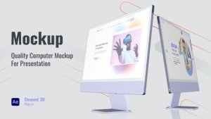 Videohive Web Promo Desktop Mockup Product Promo template preview