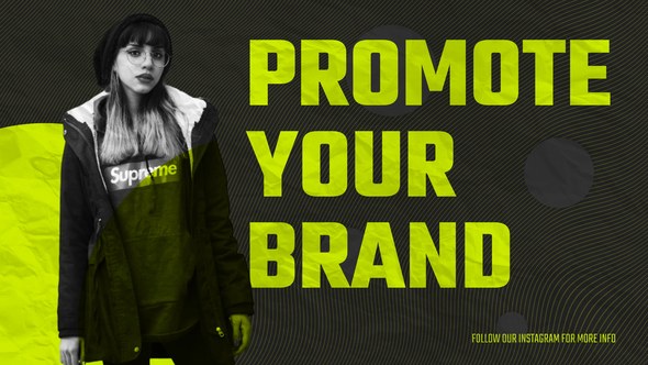 Videohive Bold Typography Slides Video Displays template preview