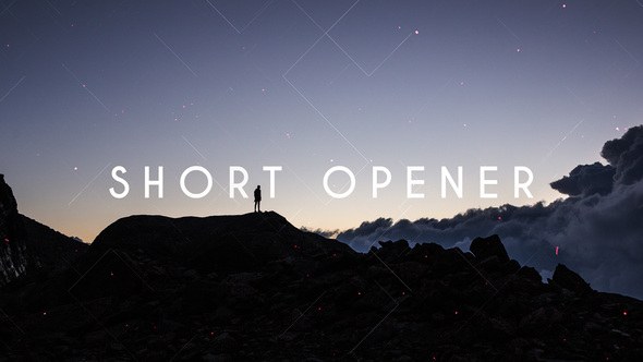Videohive Short Opener 33426823 Video Displays template preview