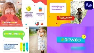 Videohive Kids Colorful Slideshow | After Effects Openers template preview