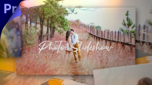 Photo Slideshow Happy Memories Premiere Pro template preview