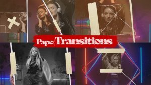 Videohive Paper Transitions 57461751 Elements template preview