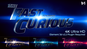 Videohive Cinematic Title Trailer_Fast and the curious Titles template preview