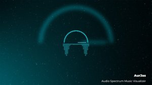 Audio Spectrum Music Visualizer Video Displays template preview