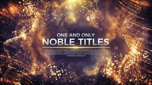 Videohive Noble Titles Video Displays template preview