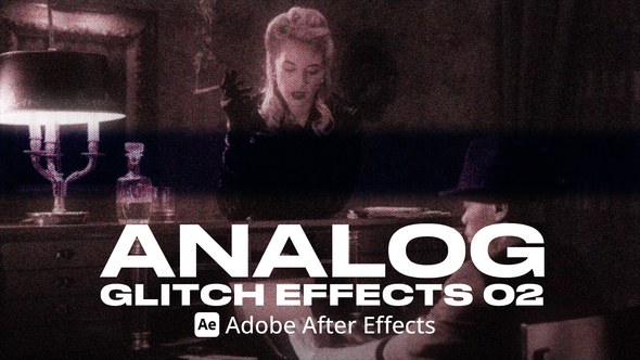 Videohive Analog Glitch Effect 02 Ae Elements template preview