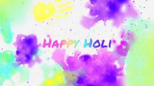 Videohive Colorful Holi Opener Openers template preview