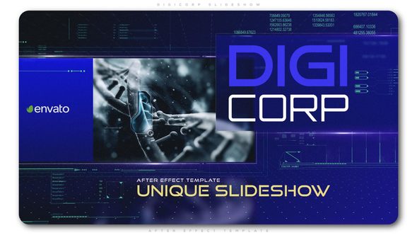 Videohive DIGICORP Slideshow Openers template preview