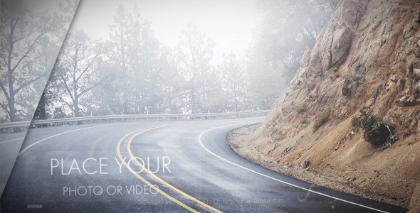 Flying Slides Opener Video Displays template preview