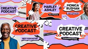 Videohive Podcast Opener After Effects Video Displays template preview