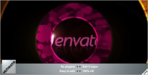Videohive Five Colour Logo Rings Logo Stings template preview