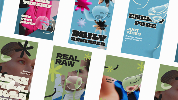 Videohive Reels Pack Social Media Openers template preview