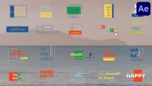 Videohive Creative Geometric Titles for After Effects Titles template preview