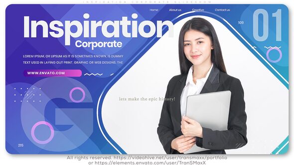 Videohive Inspiration Corporate Slideshow Openers template preview