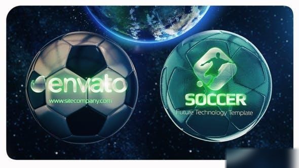 Videohive Space Soccer Logo Reveal Openers template preview