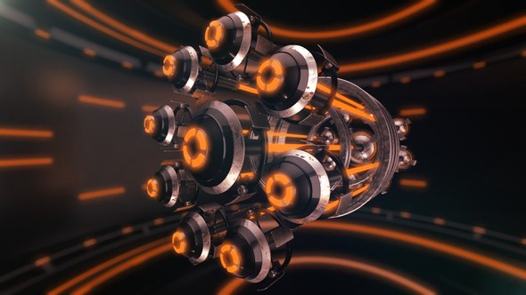 Videohive Scifi Hi Tech Logo Reveal Logo Stings template preview