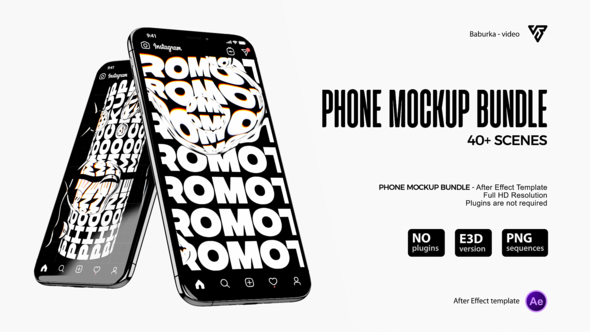 Videohive Phone Mockup Bundle Product Promo template preview