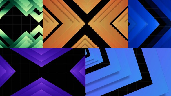 Videohive Arrow Background Elements template preview