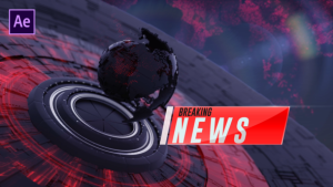 Broadcast News Packages Video Displays template preview