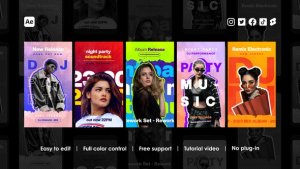 Videohive DJ Party Instagram Stories 45851732 Product Promo template preview