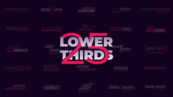Videohive Lower Thirds 47987664 Elements template preview
