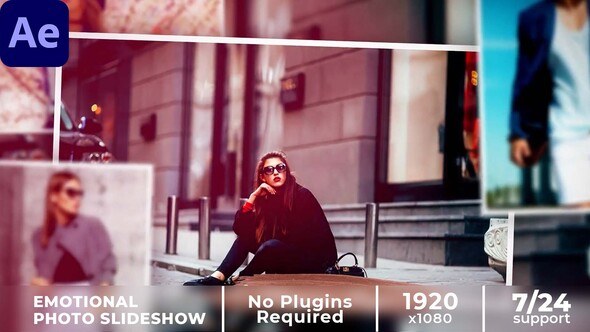Videohive Emotional Photo Slideshow Video Displays template preview