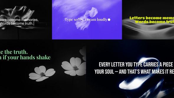 Videohive Typewriter Podcast Opener Titles template preview