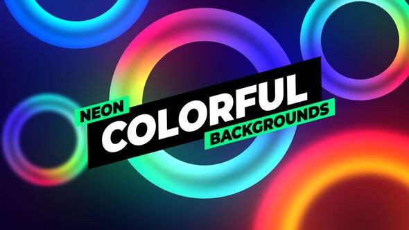 Videohive Neon Backgrounds 54128607 Elements template preview