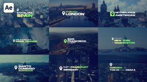 Videohive Location Titles 57111284 Titles template preview